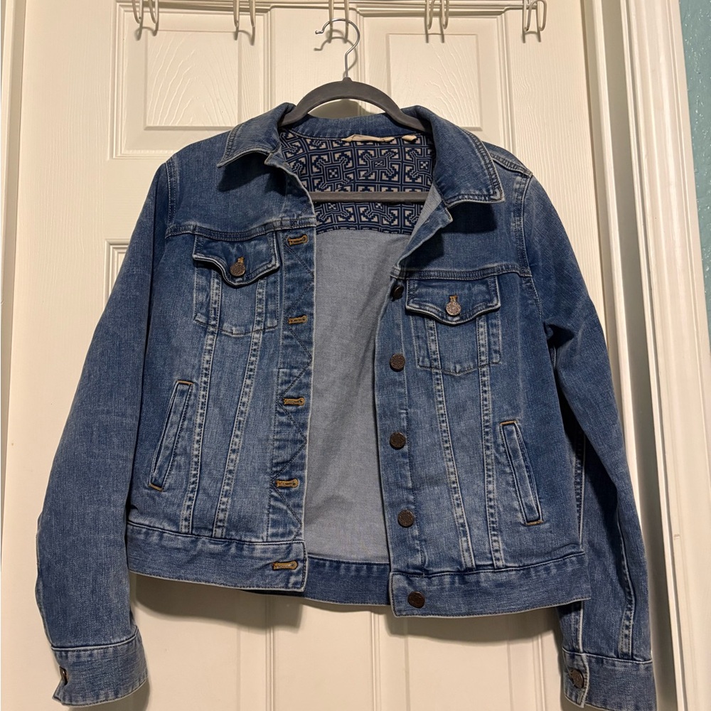 Soft Surroundings Blue Denim Jacket